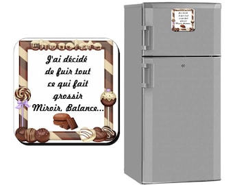 This magnet magnet personalized, chocolate, greed, Cook, aperitif Ricard