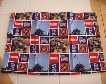 Marines travel pillowcase