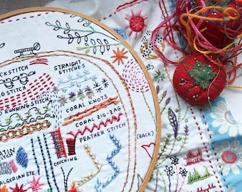 Original Dropcloth Embroidery Sampler