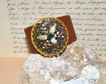 Sparkle Vintage Collage Bracelet