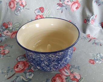 Vintage Handmade Pottery Apple Baker