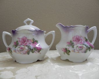 PK Silesia Creamer & Sugar Bowl Set
