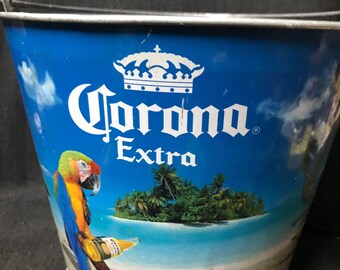 Vintage Bar Corona Extra Bucket Galvanized Vintage Bar Item SALE PRICE was 22.00 now 19.00