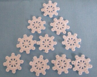 Cotton Crochet ships wheel motifs