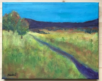Meadow Road, Original Landscape Painting