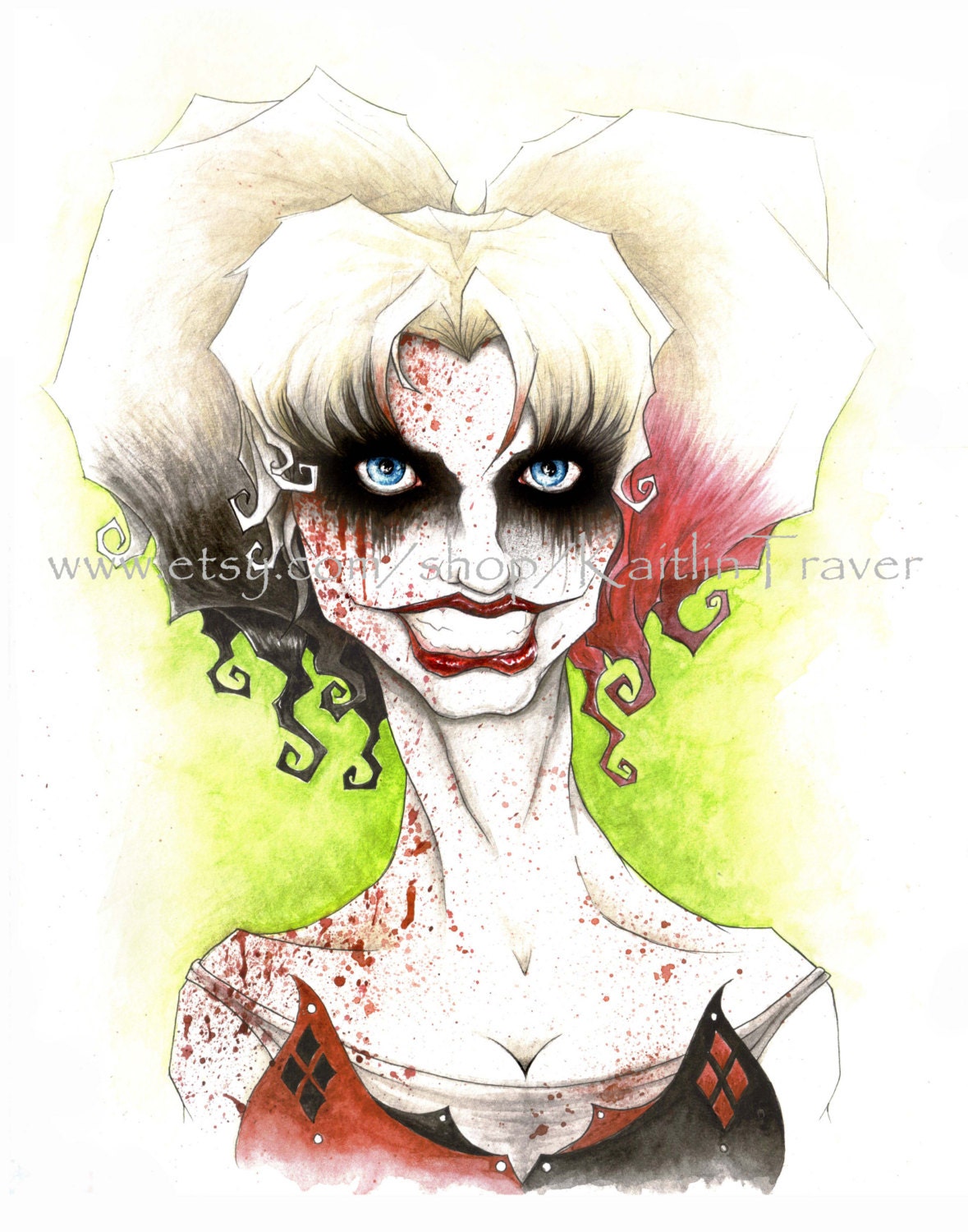 Harley Quinn Art Print 11x14