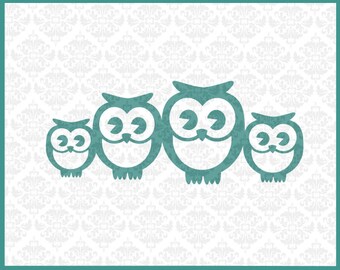 Mother owl clipart | Etsy