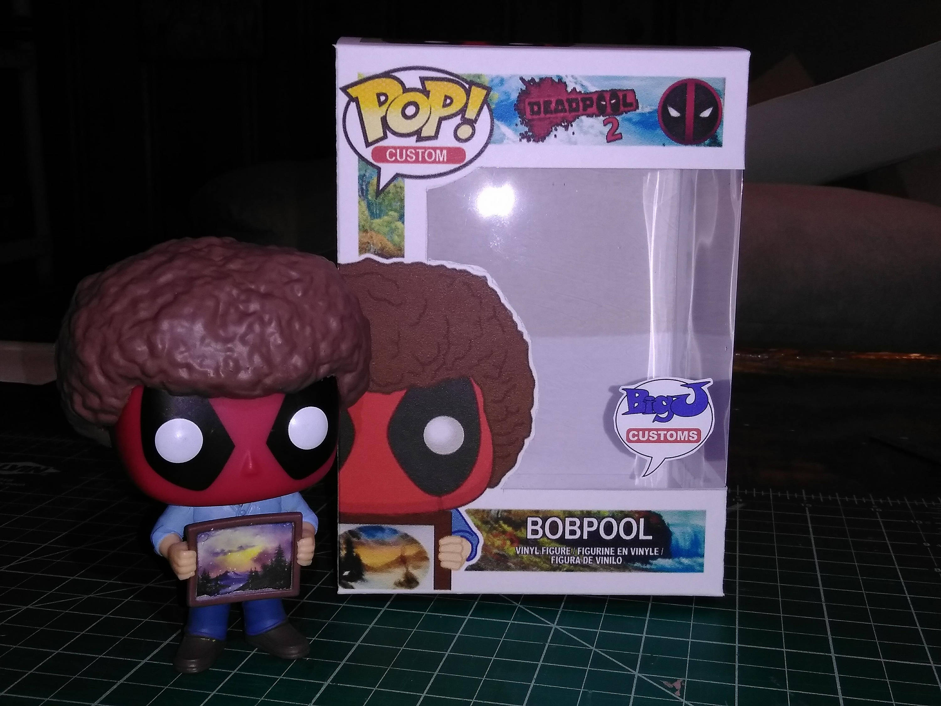 deadpool as bob ross pop