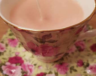 Delightful rose patterned tea cup & saucer part of the Chintz Collection by Royale Garden