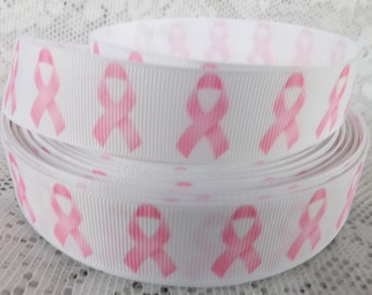 Cancer ribbon pink breast cancer ribbon 1 inch cancer awareness ribbon pink awareness ribbon