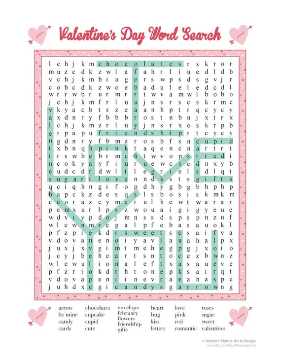 Items Similar To Valentines Day I Love You Word Search Instant Download On Etsy Items Similar To Valentines Day I Love You Word Search Instant Download On Etsy