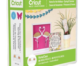 NEW!!!! Cricut Home for the Holidays- Spring and summer Cartridge. 30 images on this cartridge. Must use the universal overlay.