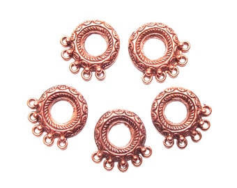 5 round copper connector 5 hole 22mm