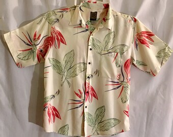 Birds of Paradise Papa Shirt (SAND)