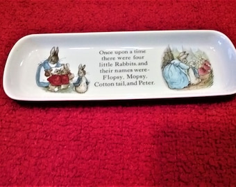 Peter Rabbit Pencil Tray/Wedgewood/Extremly Rare Collectable/