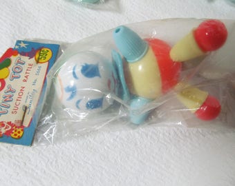 Baby rattles 1940s Vintage Baby Rattles NOS Baby Toys Baby Cake Toppers Shower Gift Idea Gift for Baby Rattle Newborn Baby Toys