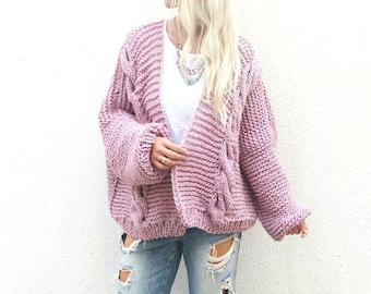 Chunky Cardigan. Choose Your Color.