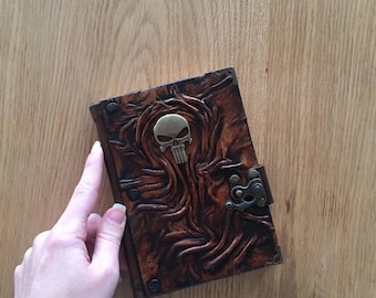 Steampunk Journal, Leather Journal, Travel Journal, Leather Notebook, Diary