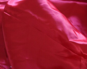 20 VINTAGE red taffeta 20