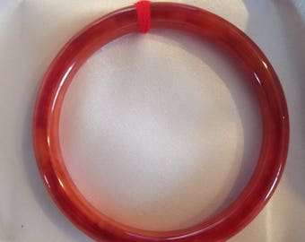 Real Red Jade Bangle