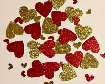Heart confetti