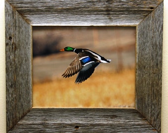 Reclaimed rustic barnwood frame 8x10 picture frame barn wood unique handmade