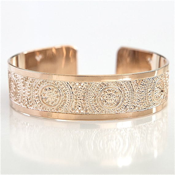 Rose gold bracelet rose gold bangle dots bracelet dainty