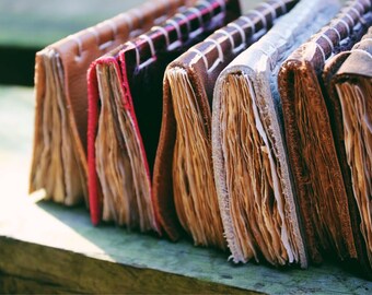 Small leather journals