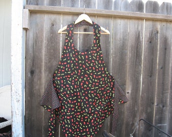 Reversible cherry apron