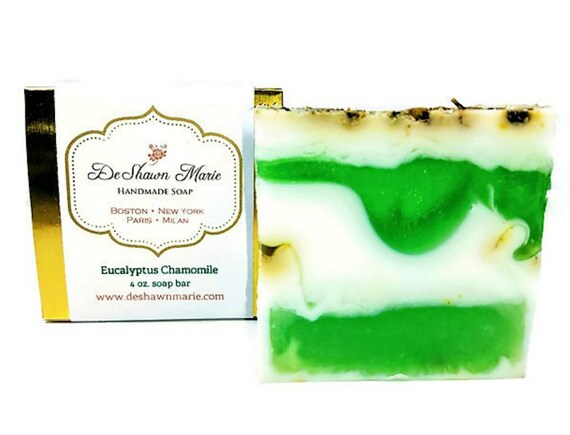 Spa, Soap, Eucalyptus Chamomile Soap, Bath, Body, Vegan Soap, Soap for Men, Spa Gift, Christmas Soap Gift, Natural Soap, Essential Oil Soap