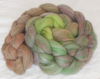 80/10/10 Targhee/Bamboo/Silk fiber, Rosewood, 4 ounces, 113 grams