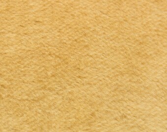 10% OFF: German Mohair Fabric Gold Straight 10.5mm Pile Size 18x28" 50001064