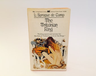 Vintage Sci Fi Book The Tritonian Ring by L. Sprague de Camp 1971 Paperback Fantasy