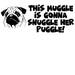 DLV Svg, Png,Jpg, Pug Svg, Cutfile, For Use With Vinyl Cutter, Scrapbooking, T shirts, decals. This muggle is gonna snuggle her puggle