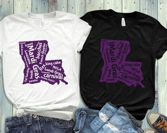 Mens Mardi Gras shirt