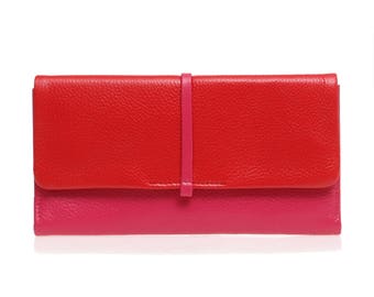 Womens wallet, leather wallet, women leather wallet, leather wallet purse, credit card wallet, Nordau wallet