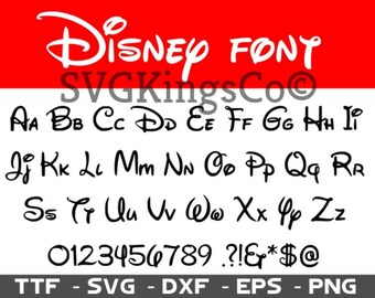 Disney font svg, Walt Disney font svg, Disney svg, Disney alphabet svg, calligraphy font svg, cursive font svg, dxf files, svg files, svg