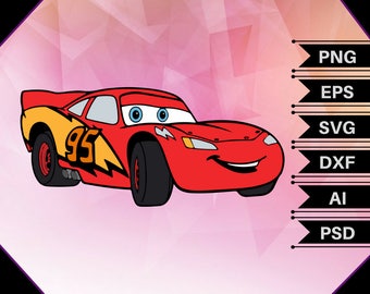 Download Lightning mcqueen svg | Etsy