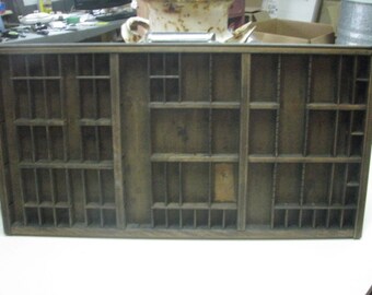 Vintage Printer Drawer, Letterpress Tray. 321