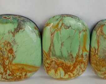 Australian Variscite with vinyl back