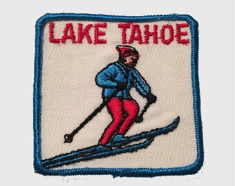 Vintage Lake Tahoe Ski Patch