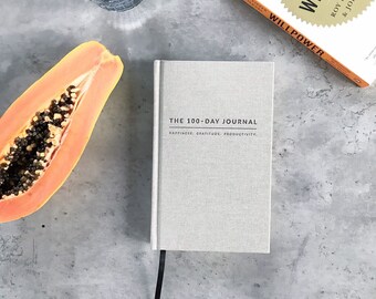 Journal, Diary, Gratitude Journal, Happy Planner, Travel Journal, Daily Planner, Mindfulness Gift, To Do list, Mental Health, Linen, Prayer