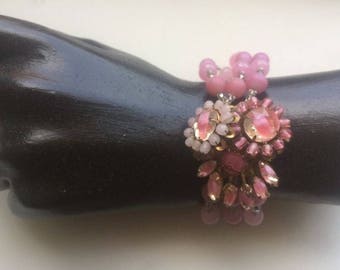 Bracelet signed "MIRIAM HASKELL" ca. 1940