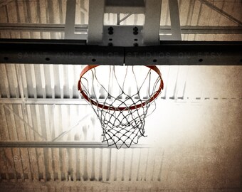 Basketball Hoop Straight On Photo Print ,Decorating Ideas, Wall Decor, Wall Art, MVP, Kids Room, Nursery Ideas, Gift Ideas,