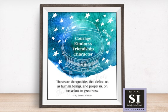 wonder movie quote wonder book quote courage kindness