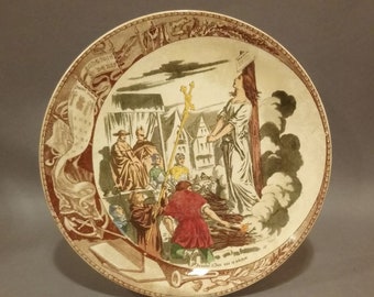 Sarreguemines's Jeanne D'Arc theme series nr 8