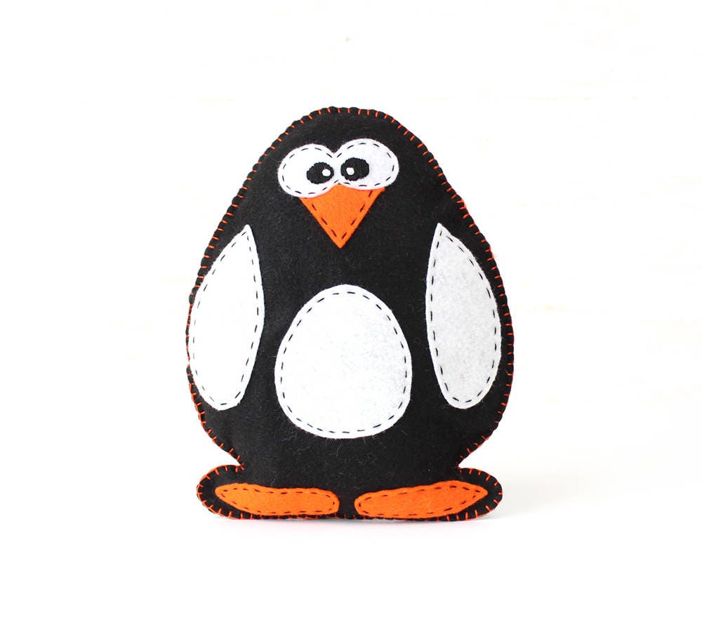 stuffed penguin sewing pattern