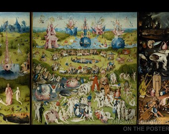 Poster, Many Sizes Available; Garden Of Earthly Delights Triptych By Hieronymus Bosch (C. 1503) Paradise And Hell