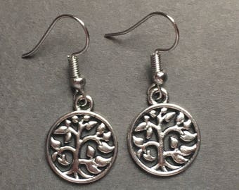 Tree of Life charm earrings
