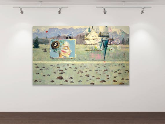 Das Märchen vom Glück 2 - Kunstdruck Gemälde von Stephanie Oncken Das Märchen vom Glück 2 - Kunstdruck Gemälde von Stephanie Oncken